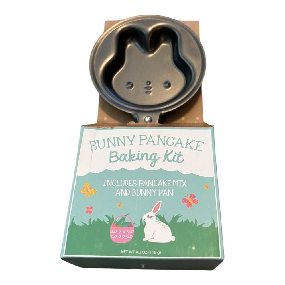 Peeps Bunny Skillet Pancake Baking Kit Mix and Bunny Pan NEW